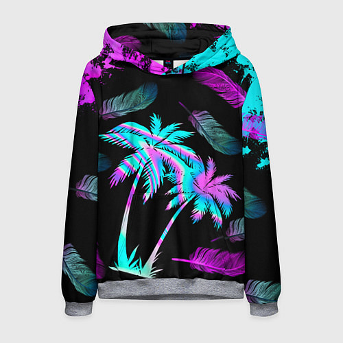 Мужская толстовка Неоновое лето / 3D-Меланж – фото 1