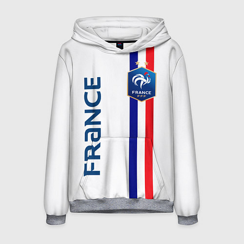 Мужская толстовка СБОРНАЯ ФРАНЦИЯ / 3D-Меланж – фото 1