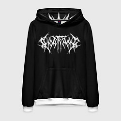 Толстовка-худи мужская GHOSTEMANE НА СПИНЕ, цвет: 3D-белый