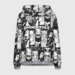Толстовка-худи мужская UNDERTALE, цвет: 3D-меланж
