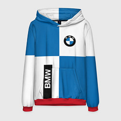 Толстовка-худи мужская BMW, цвет: 3D-красный