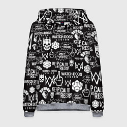 Толстовка-худи мужская WATCH DOGS LEGION, цвет: 3D-меланж
