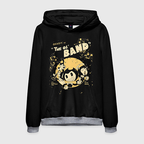 Мужская толстовка Bendy And The Ink Machine / 3D-Меланж – фото 1