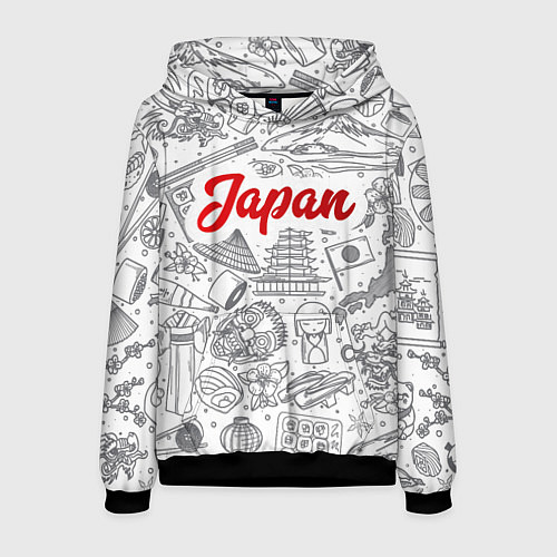 Мужская толстовка Япония Z / 3D-Черный – фото 1
