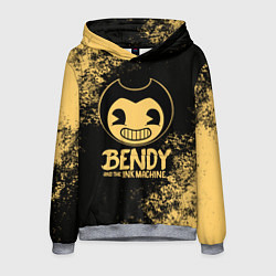 Толстовка-худи мужская Bendy And The Ink Machine, цвет: 3D-меланж