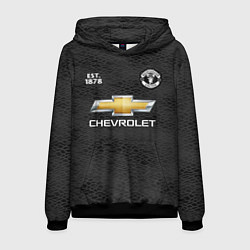 Толстовка-худи мужская MANCHESTER UNITED 2021 - AWAY, цвет: 3D-черный