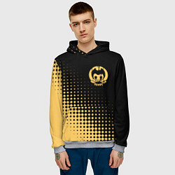 Толстовка-худи мужская BENDY AND THE INK MACHINE, цвет: 3D-меланж — фото 2