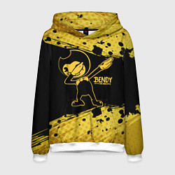Толстовка-худи мужская BENDY AND THE INK MACHINE, цвет: 3D-белый