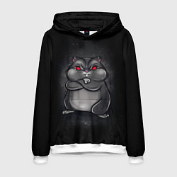 Толстовка-худи мужская HAMSTER, цвет: 3D-белый