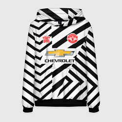 Толстовка-худи мужская MANCHESTER UNITED 2021, цвет: 3D-черный