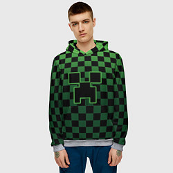Толстовка-худи мужская Minecraft, цвет: 3D-меланж — фото 2