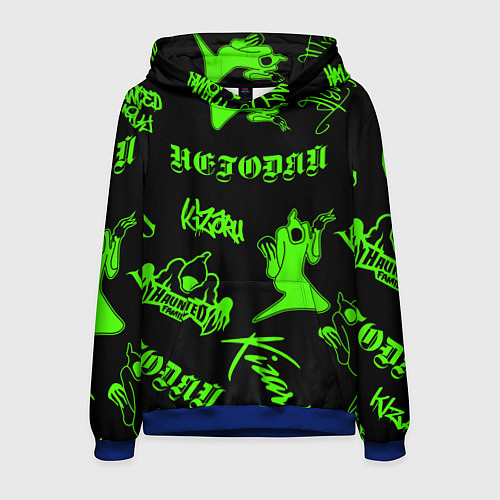 Мужская толстовка KIZARU HAUNTED FAMILY / 3D-Синий – фото 1