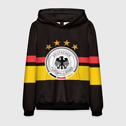 Толстовка-худи мужская СБОРНАЯ ГЕРМАНИИ, цвет: 3D-черный