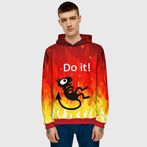 Мужская толстовка РАЗОЧАРОВАНИЕ ЛЮЦИ / 3D-Красный – фото 3