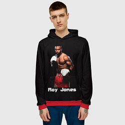 Толстовка-худи мужская Roy Jones, цвет: 3D-красный — фото 2