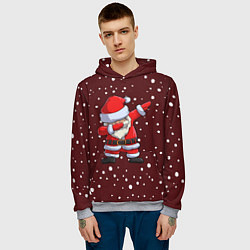 Толстовка-худи мужская Dab-Santa, цвет: 3D-меланж — фото 2