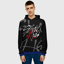 Толстовка-худи мужская STRAY KIDS, цвет: 3D-синий — фото 2