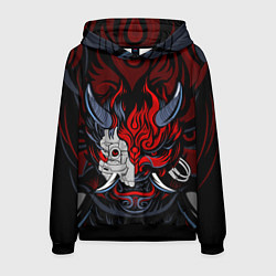 Толстовка-худи мужская SAMURAI LVL UP, цвет: 3D-черный