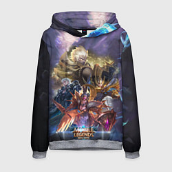 Толстовка-худи мужская Mobile Legends Bang Bang, цвет: 3D-меланж