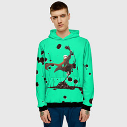 Толстовка-худи мужская Undertale, цвет: 3D-черный — фото 2