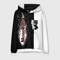 Толстовка-худи мужская Monokuma, цвет: 3D-белый