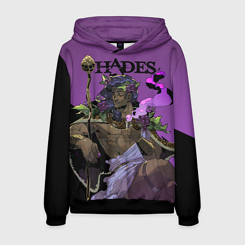 Мужская толстовка Hades - Дионис / 3D-Черный – фото 1