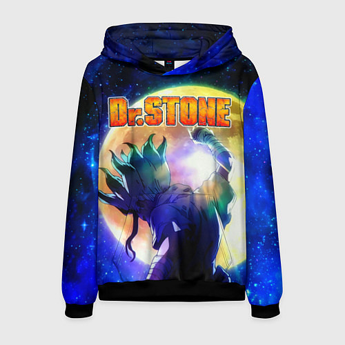 Мужская толстовка Доктор Стоун / 3D-Черный – фото 1