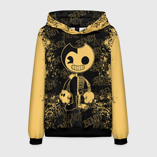 Мужская толстовка Bendy And The Ink Machine краска / 3D-Черный – фото 1