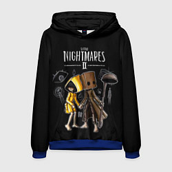 Толстовка-худи мужская LITTLE NIGHTMARES 2, цвет: 3D-синий