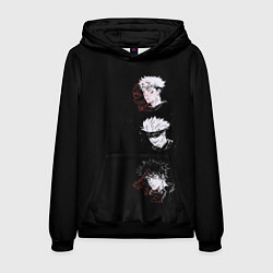 Толстовка-худи мужская Jujutsu Kaisen, цвет: 3D-черный
