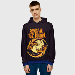 Толстовка-худи мужская BRING ME THE HORIZON, цвет: 3D-синий — фото 2