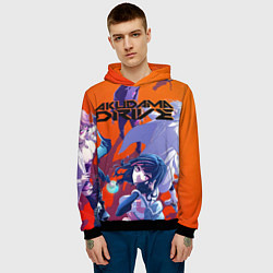 Толстовка-худи мужская Акудама Драйв, цвет: 3D-черный — фото 2