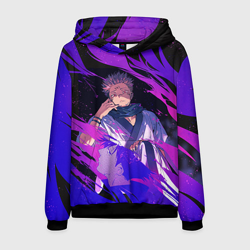 Мужская толстовка Магическая битва / 3D-Черный – фото 1