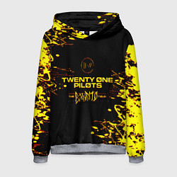 Толстовка-худи мужская TWENTY ONE PILOTS TOP, цвет: 3D-меланж