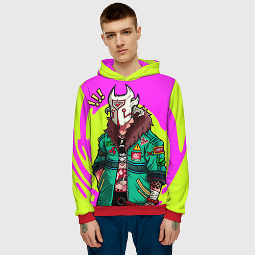 Мужская толстовка Джагер Dota 2 / 3D-Красный – фото 3