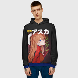 Толстовка-худи мужская Asuka, цвет: 3D-синий — фото 2