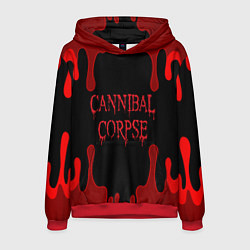 Толстовка-худи мужская Cannibal Corpse, цвет: 3D-красный