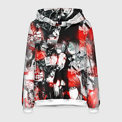 Толстовка-худи мужская ТЕТРАДЬ СМЕРТИ, цвет: 3D-белый
