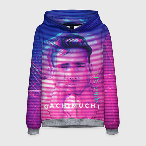 Мужская толстовка Гачимучи Билли Херрингтон / 3D-Меланж – фото 1