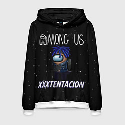 Толстовка-худи мужская Among Us- XXXTENTACION, цвет: 3D-белый