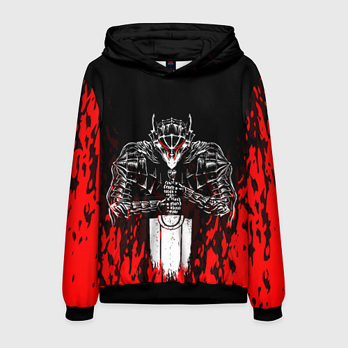 Мужская толстовка BERSERK / 3D-Черный – фото 1