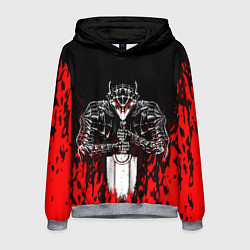 Толстовка-худи мужская BERSERK, цвет: 3D-меланж