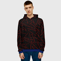 Толстовка-худи мужская Cannibal Corpse Songs Труп Каннибала Песни Z, цвет: 3D-синий — фото 2