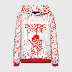Толстовка-худи мужская Cannibal corpse, цвет: 3D-красный
