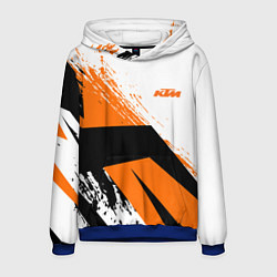 Толстовка-худи мужская KTM КТМ Z, цвет: 3D-синий