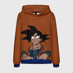 Толстовка-худи мужская DRAGON BALL ДРАГОН БОЛЛ, цвет: 3D-синий