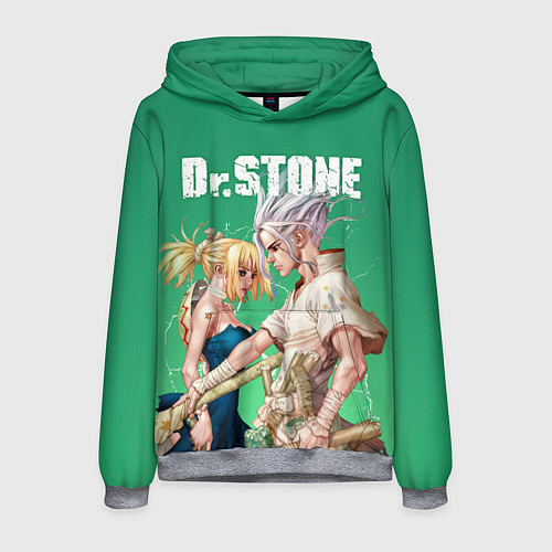 Мужская толстовка Dr Stone / 3D-Меланж – фото 1