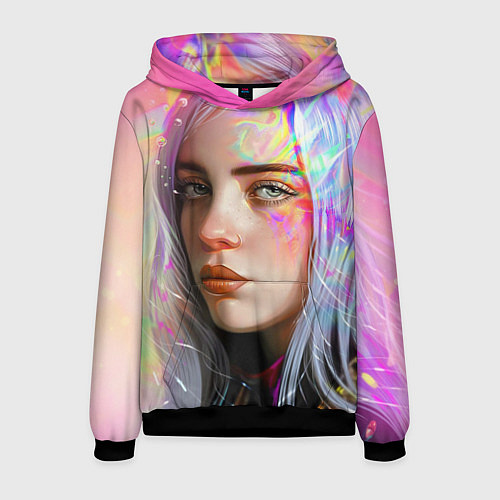 Мужская толстовка Billie Eilish / 3D-Черный – фото 1