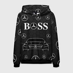 Толстовка-худи мужская BOSS MERCEDES-BENZ, цвет: 3D-черный