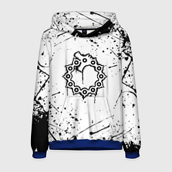 Толстовка-худи мужская МЕЛИОДАС 7 СМЕРТНЫХ ГРЕХОВ, цвет: 3D-синий